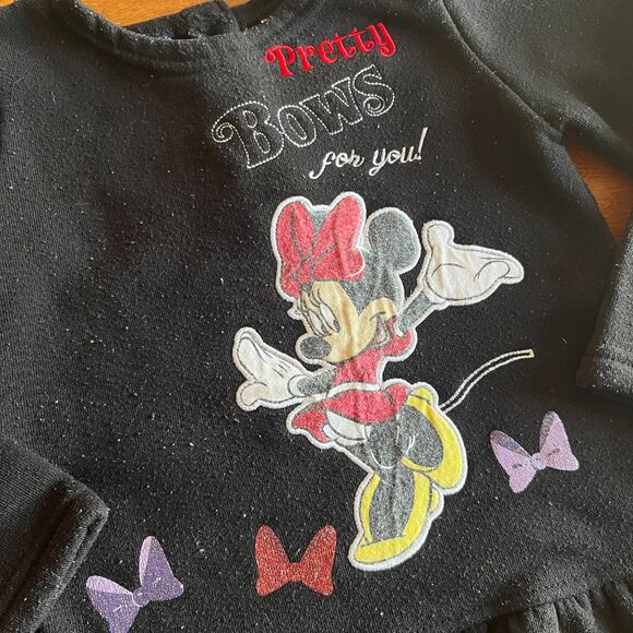 Disney Minnie Mouse peplum sweatshirt 3T - Picture 6 of 8